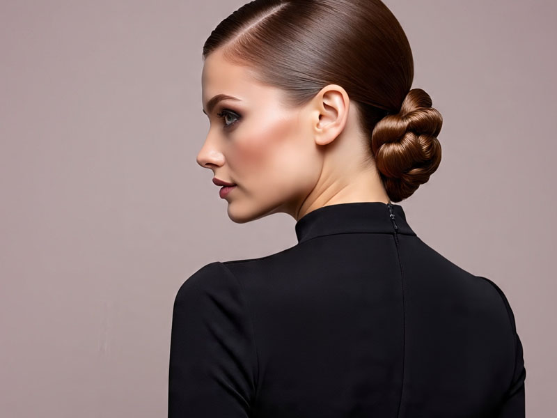 Gaya Rambut Klasik Elegan